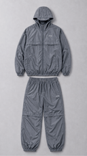 STSL® Nylon Trackies - Steel Grey