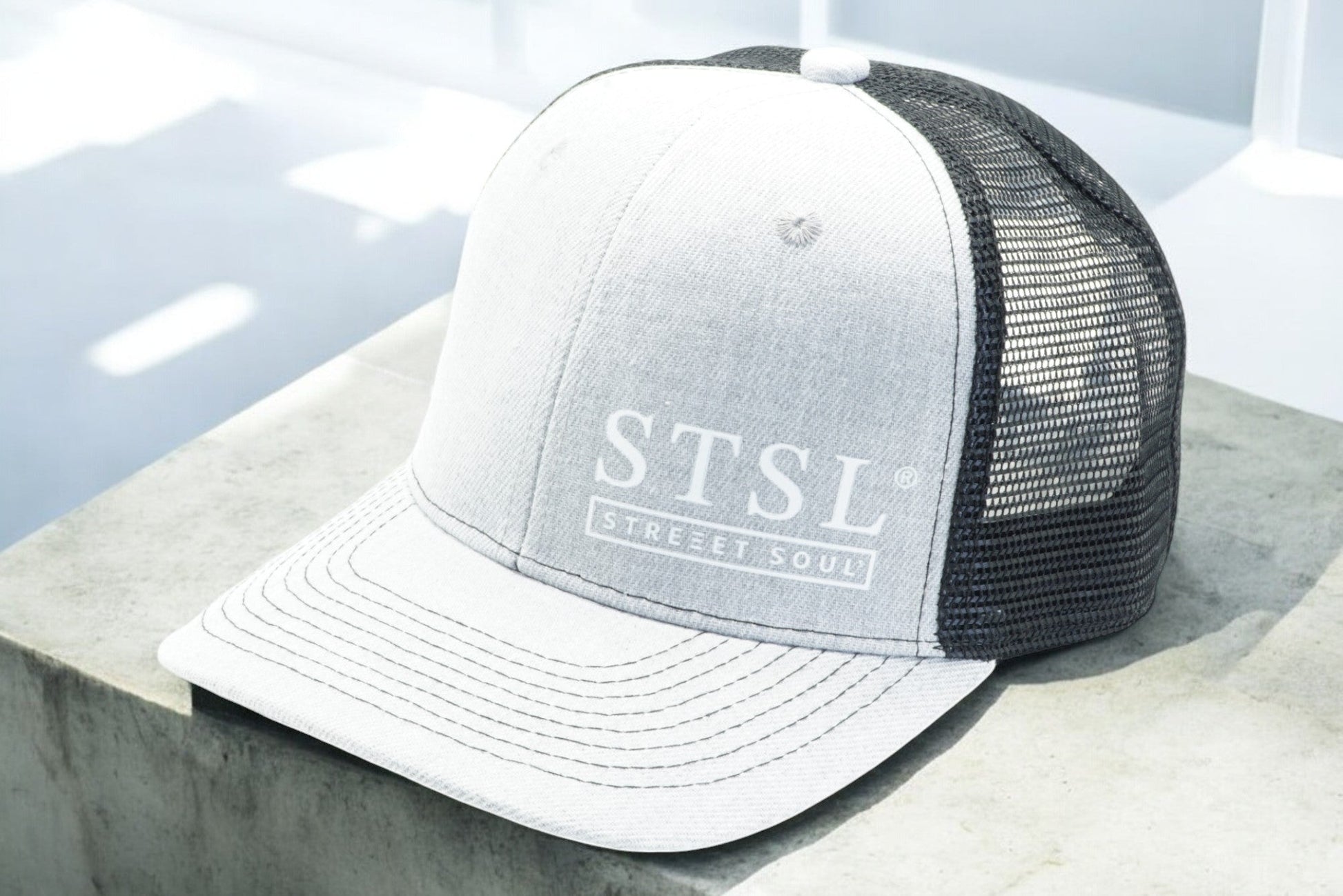 TruckerCap gray black - STSL