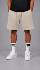 STSL Heavy Washed Shorts – Sand Beige