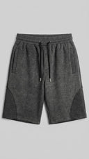 STSL Heavy Washed Shorts – Dark Grey