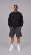 STSL Heavy Washed Shorts – Dark Grey