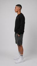 STSL Heavy Washed Shorts – Dark Grey