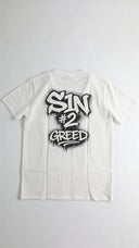 STSL® S1N #2 Greed T-Shirt – White – Produktfoto 3