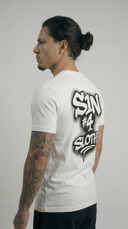 STSL® S1N #4 Sloth T-Shirt – White – Produktfoto 4