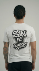 STSL® S1N #6 Gluttony T-Shirt – White – Produktfoto