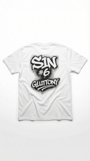 STSL® S1N #6 Gluttony T-Shirt – White – Produktfoto 2
