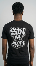 STSL® S1N #4 Sloth T-Shirt – Black