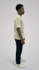 T-Shirt "Dust Plain" – Sand 220 GSM