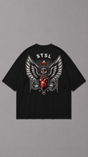 STSL® Soul Collection Oversized T-Shirt – Black Vision