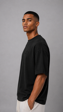 STSL® Essential Oversized T-Shirt – Pure Black