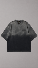STSL® Essential Oversized T-Shirt – Black Fade