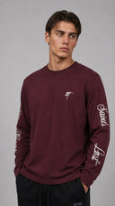 STSL® Longsleeve (350 GSM) – Saints Lost #2 (Burgundy)