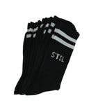 Basic Socks Black (6 PACK) - STSL