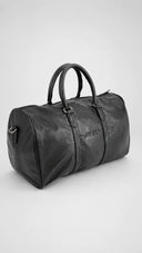 STSL® Leather Duffle Bag – Black