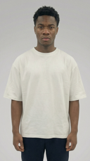 STSL® BlackHeart Collection Oversized T-Shirt – White Vision