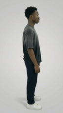 STSL® Essential Oversized T-Shirt – Black Fade - STSL