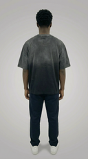 STSL® Essential Oversized T-Shirt – Black Fade