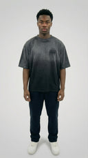 STSL® Essential Oversized T-Shirt – Black Fade - STSL
