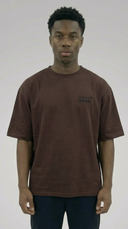STSL® Essential Oversized T-Shirt – Dark Mocha