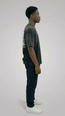 STSL® Soul Oversized T-Shirt – Black Fade Skull - STSL