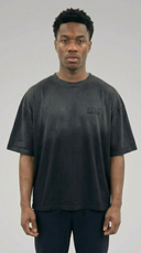 STSL® Soul Oversized T-Shirt – Black Fade Skull