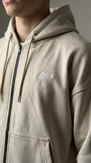 STSL Zip Hoodie – Sand Beige - STSL