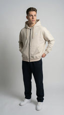 STSL Zip Hoodie – Sand Beige - STSL