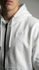 STSL Zip Hoodie – White - STSL