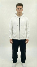 STSL Zip Hoodie – White - STSL