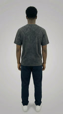 T-Shirt "Ash Basic" – Washed Black 220 GSM - STSL