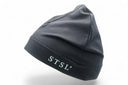 Beanie black STSL logo grey - STSL